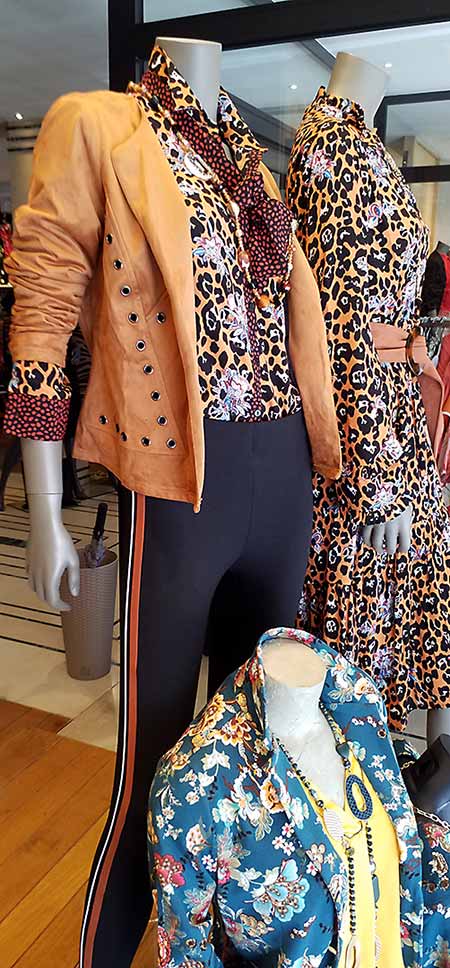 Etalage collectie dames herfst / winter 2019 - 2020