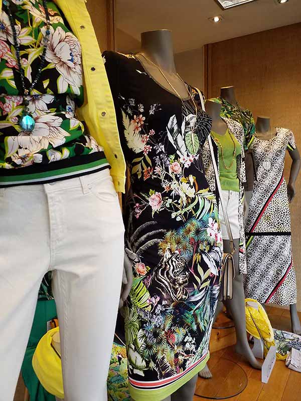 Etalage collectie dames lente / zomer 2019