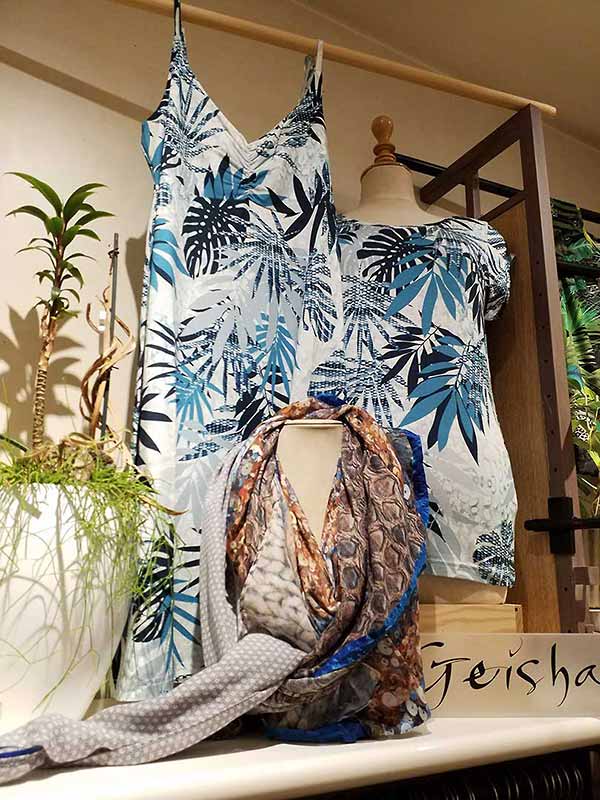 Etalage collectie dames lente / zomer 2019