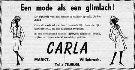 CARLA reclames uit de sixties tot nineties