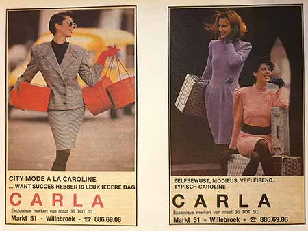 CARLA reclames uit de sixties tot nineties